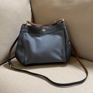 Convertible navy blue Coach bag/ purse